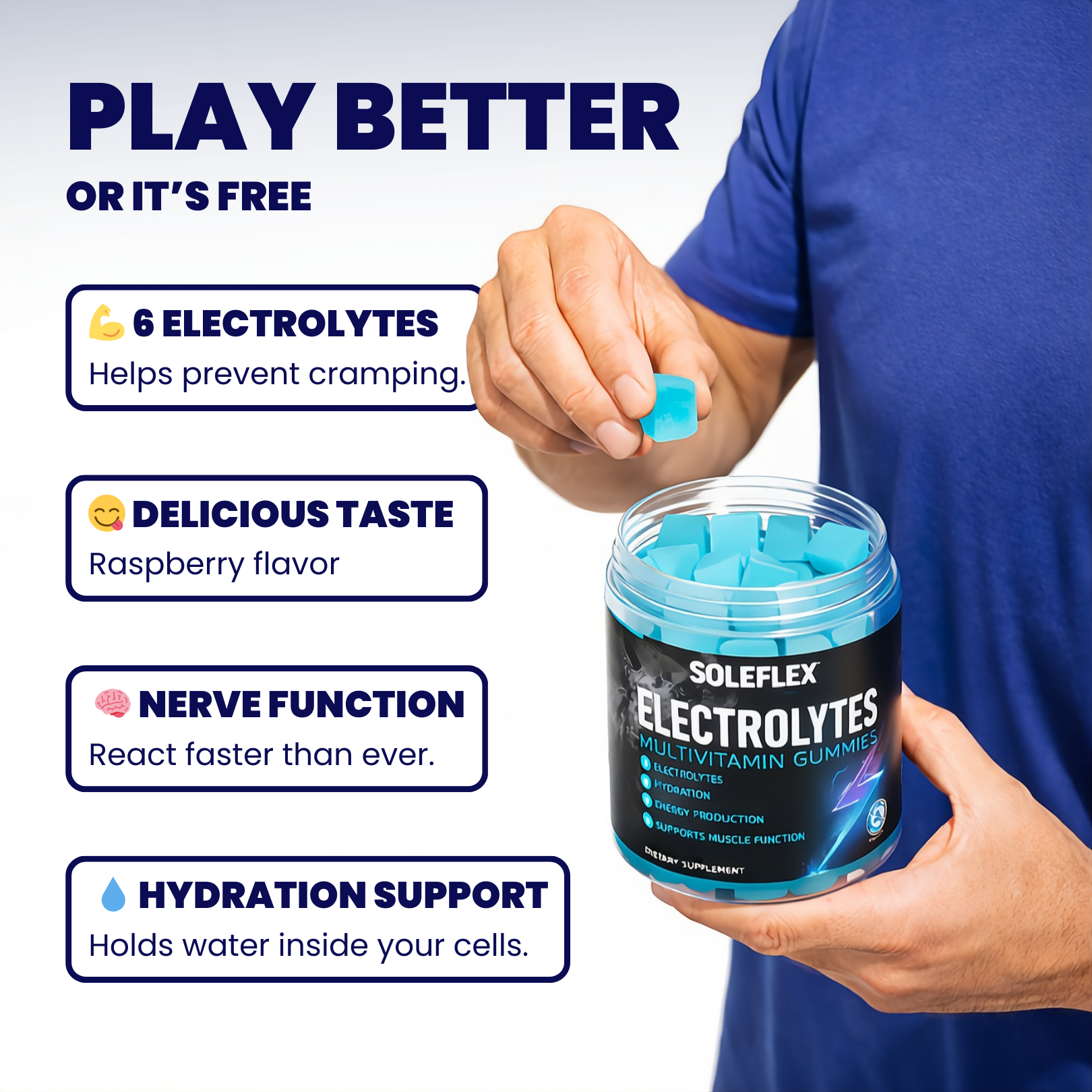 Soleflex™ Energy + Recovery Gummies