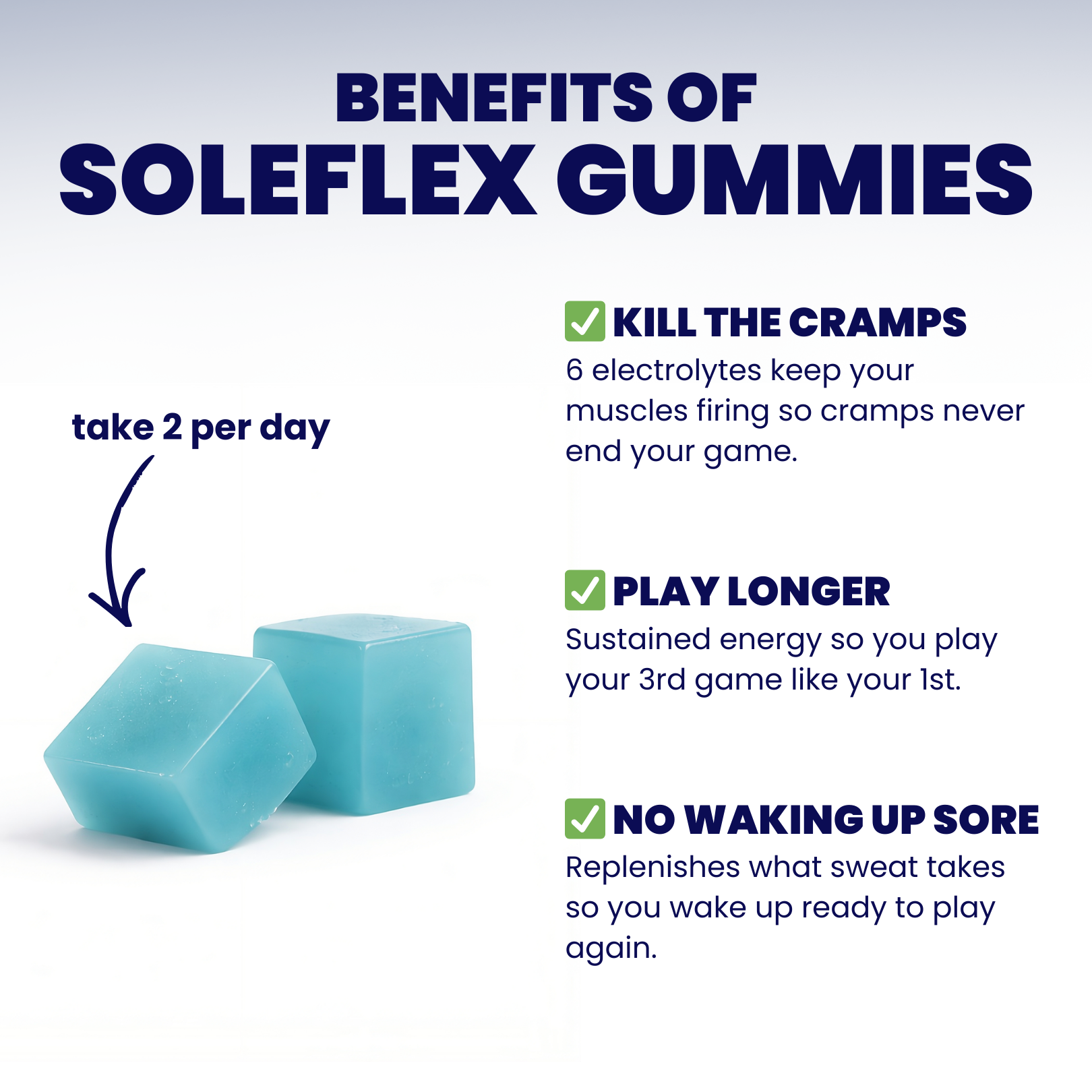 Soleflex™ Energy + Recovery Gummies